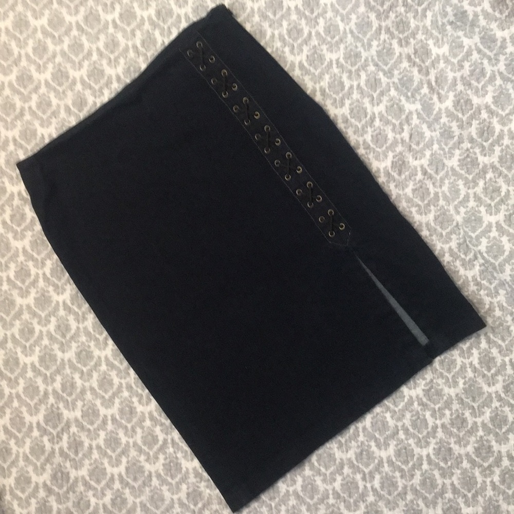Lauren RL denim straight skirt indigo US size 6